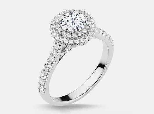 White_gold_double_halo_side_diamond_engagement_ring_mounting