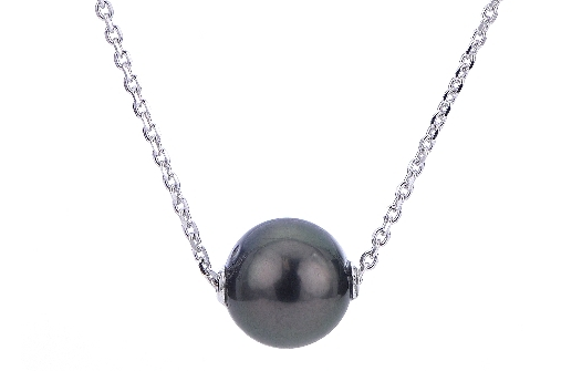 pearl pendant, pearl necklace, tahitian pearl, kluh jewelers