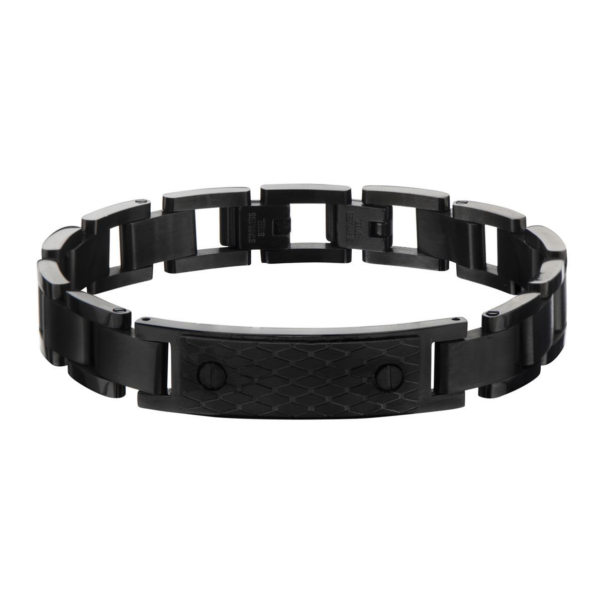 inox_mens_stainless_steel_black_bracelet