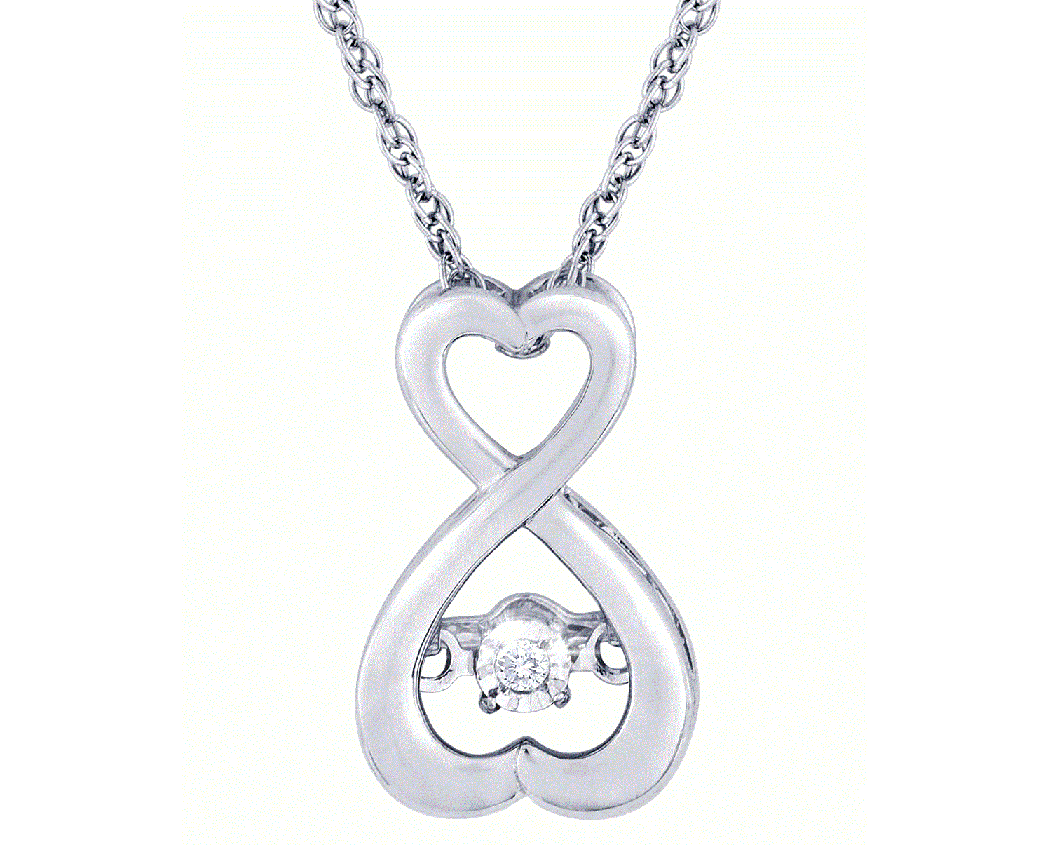 Heartbea_heart_infinity_diamond_sterling_silver_necklace