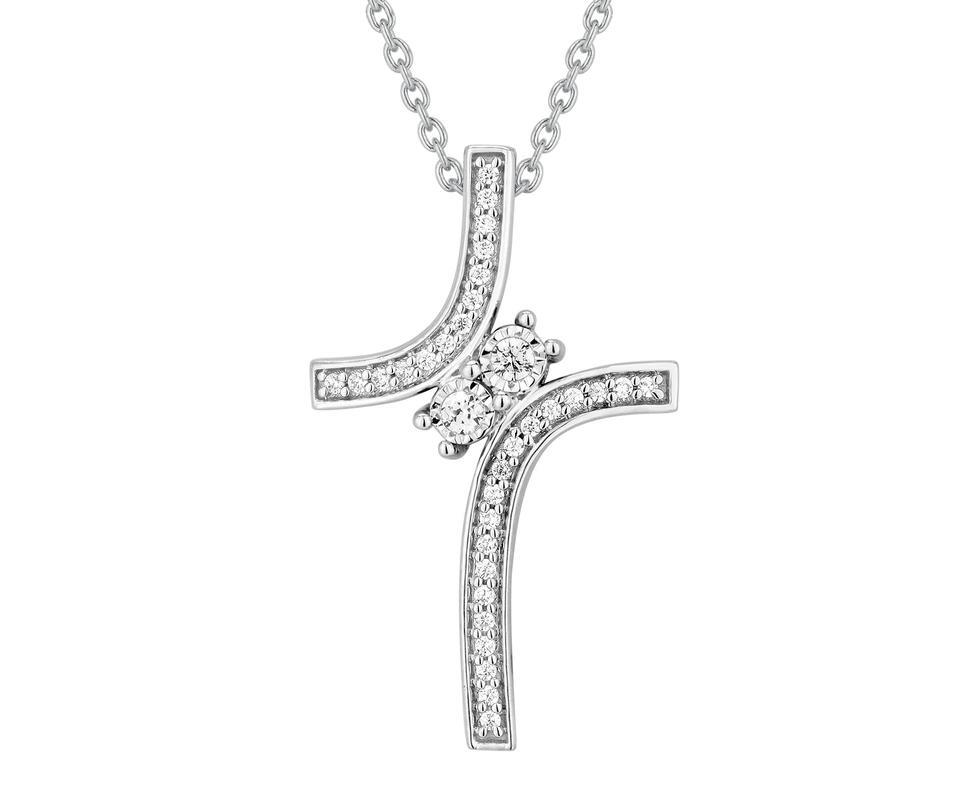 U&i_cross_sterling_silver_diamond_necklace