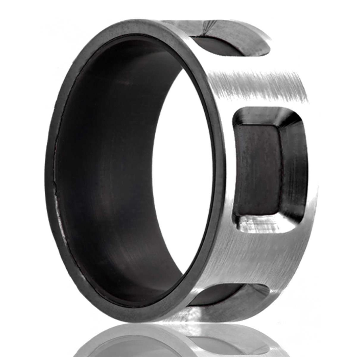 alternative metal, men's wedding ring, kluh jewelers