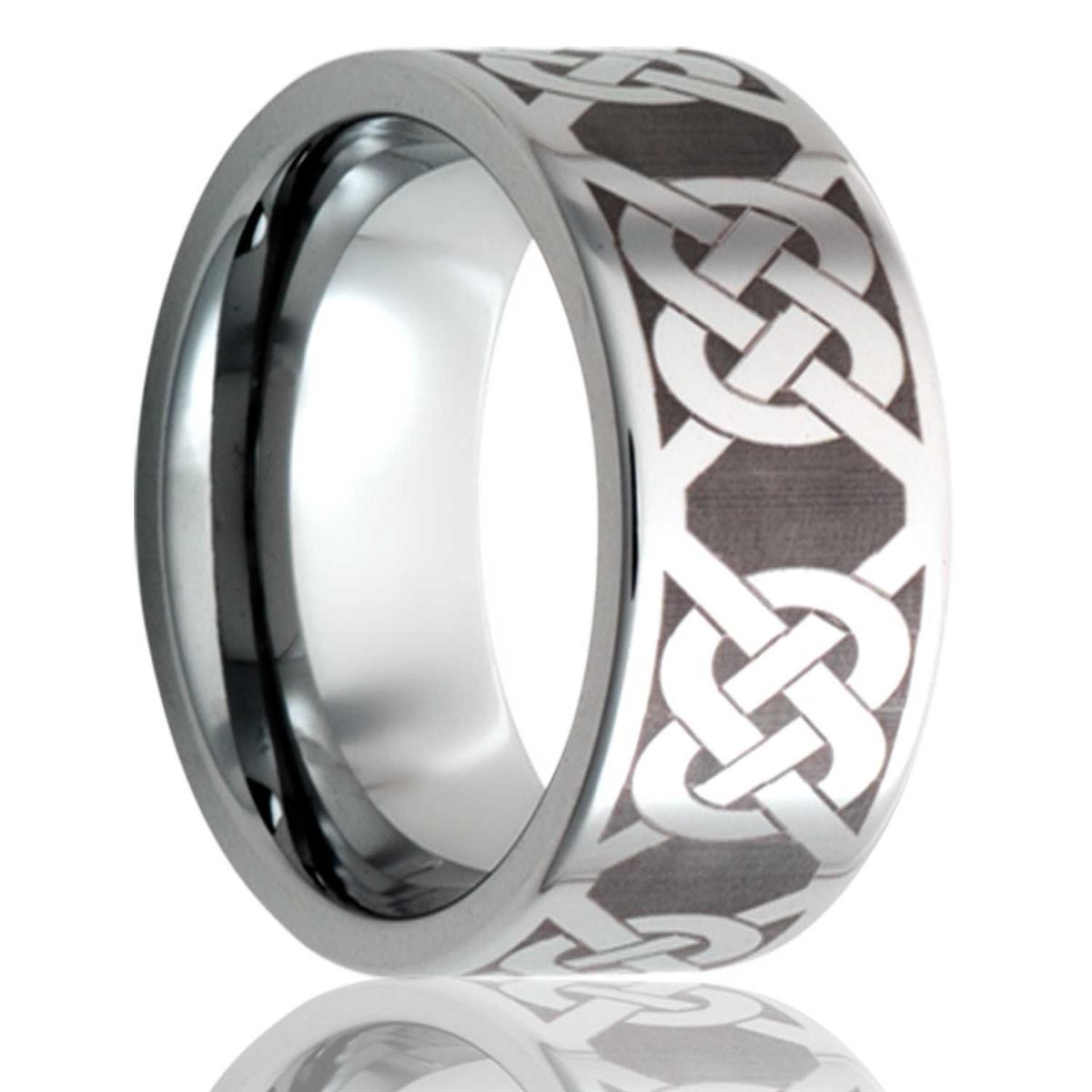 alternative metal, celtic knot, men's wedding ring, kluh jewelers