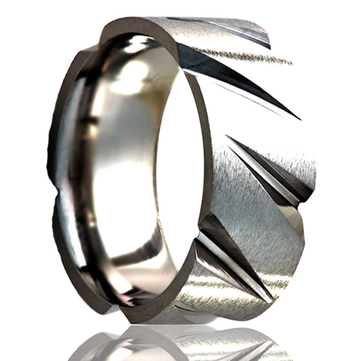 alternative metal, men's wedding ring, kluh jewelers