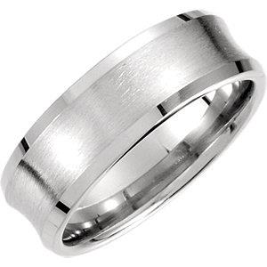 white_gold_concave_wedding_band