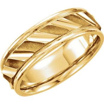 Men's wedding bands, gold, kluh jewelers