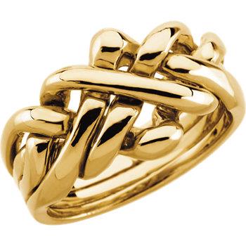 Men's wedding bands,puzzle,  gold, kluh jewelers