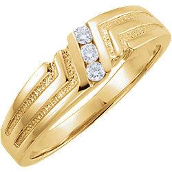 Men's wedding bands, gold and diamond, kluh jewelers