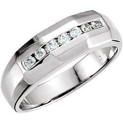 Men's wedding bands, gold and diamond, kluh jewelers