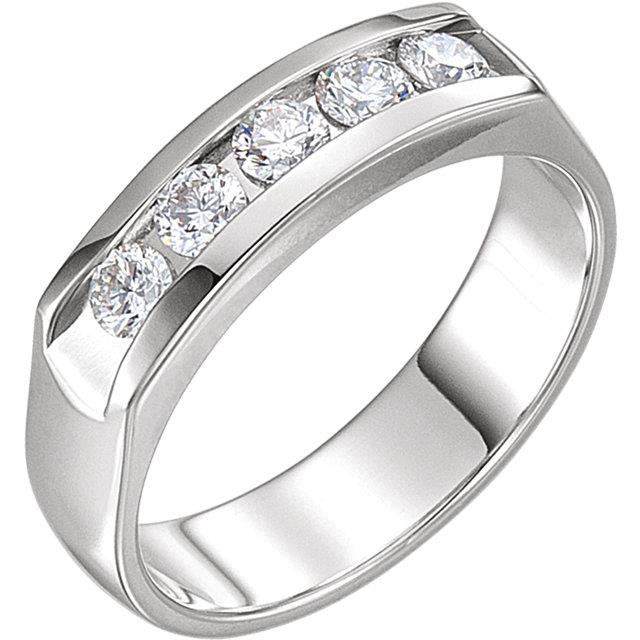 Men's wedding bands, gold and diamond, kluh jewelers