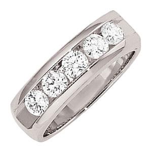 Men's wedding bands, gold and diamond, kluh jewelers