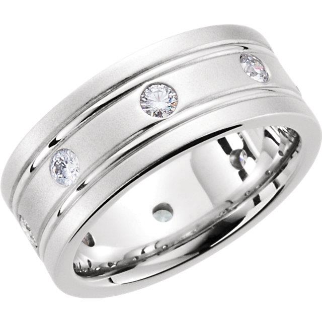 Men's wedding bands, gold and diamond, kluh jewelers