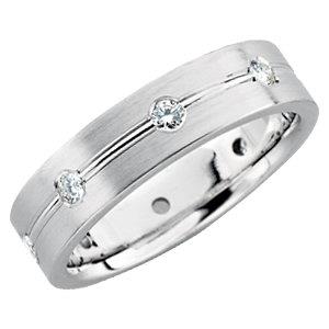 Men's wedding bands, gold and diamond, kluh jewelers